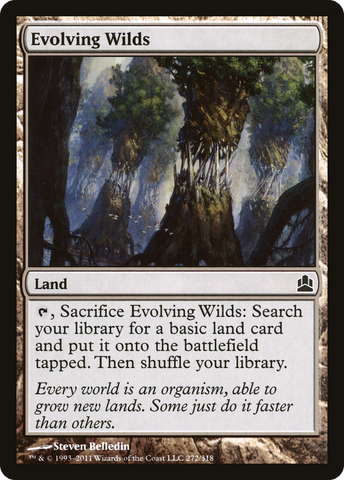 {C} Evolving Wilds [Commander 2011][CMD 272]
