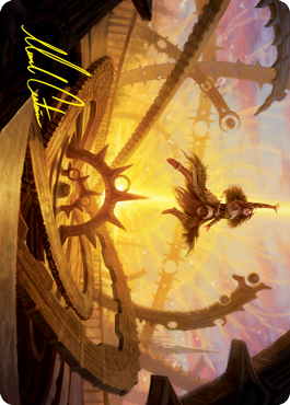 {A} Katilda's Rising Dawn Art Card (Gold-Stamped Signature) [Innistrad: Crimson Vow Art Series][GS AVOW 015]