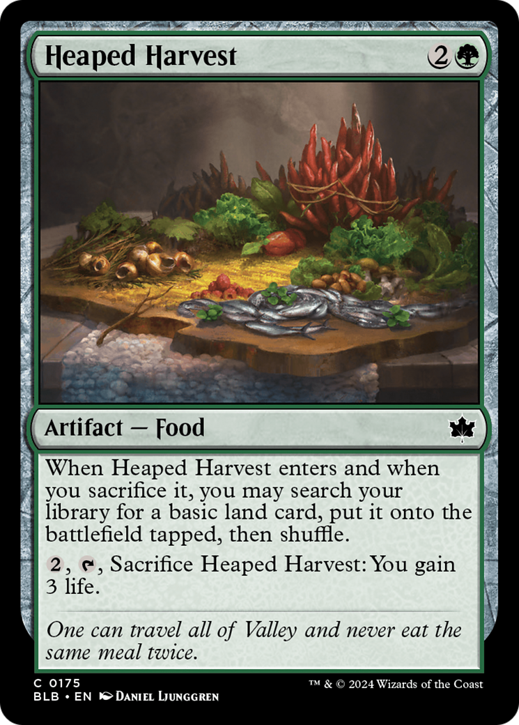 {@C} Heaped Harvest [Bloomburrow][BLB 175]
