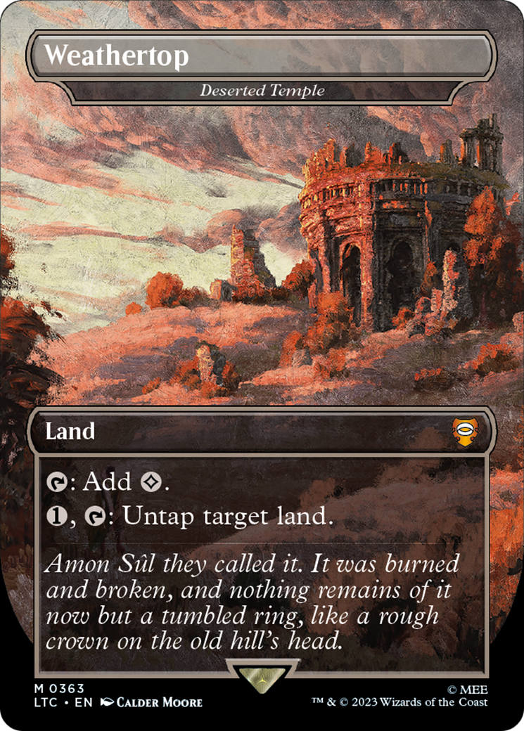 {R} Deserted Temple - Weathertop [The Lord of the Rings: Tales of Middle-Earth Commander][LTC 363]