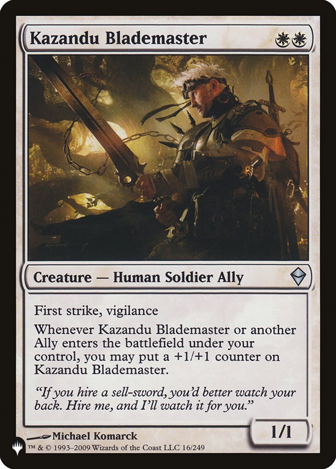{C} Kazandu Blademaster [The List][LS ZEN 016]