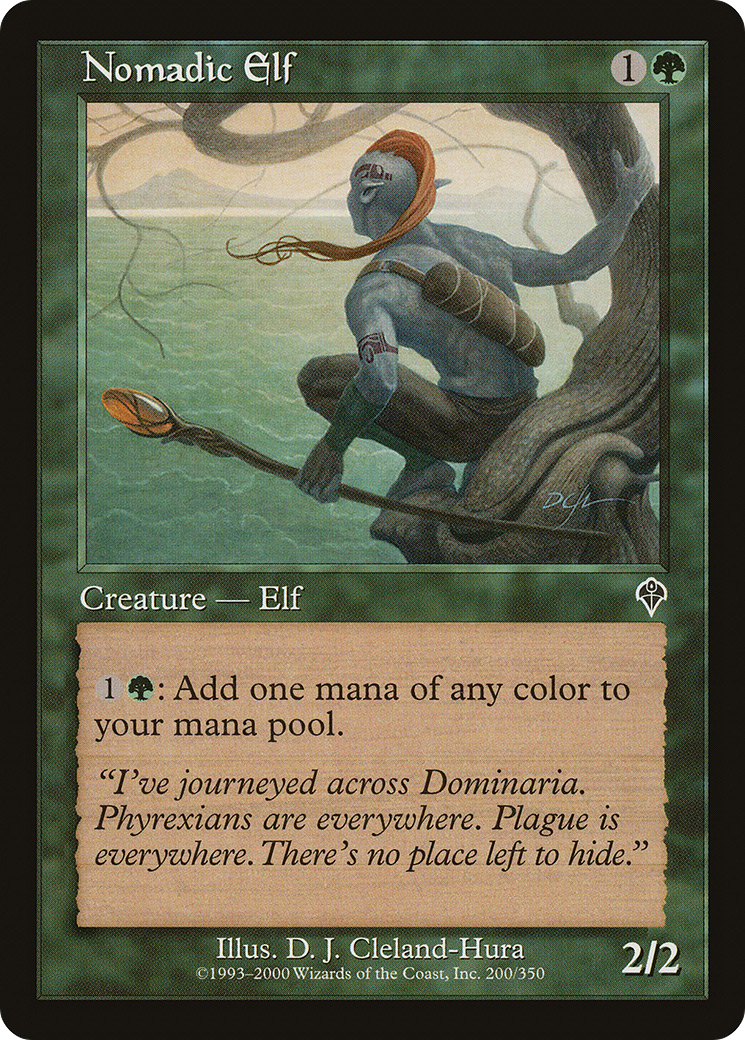 {C} Nomadic Elf [Invasion][INV 200]
