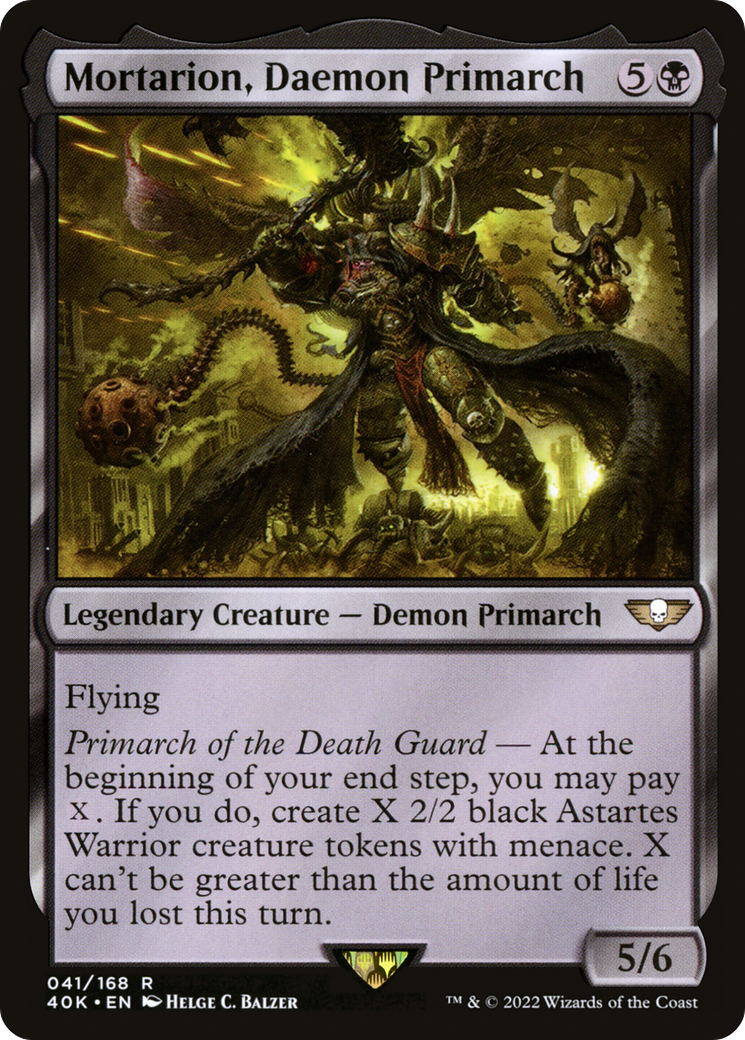 {R} Mortarion, Daemon Primarch [Universes Beyond: Warhammer 40,000][40K 041]