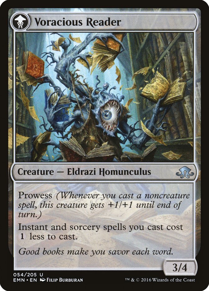 {C} Curious Homunculus // Voracious Reader [Eldritch Moon][EMN 054] - Misty Mountain Games