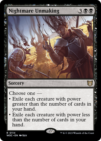 {R} Nightmare Unmaking [Wilds of Eldraine Commander][WOC 114]
