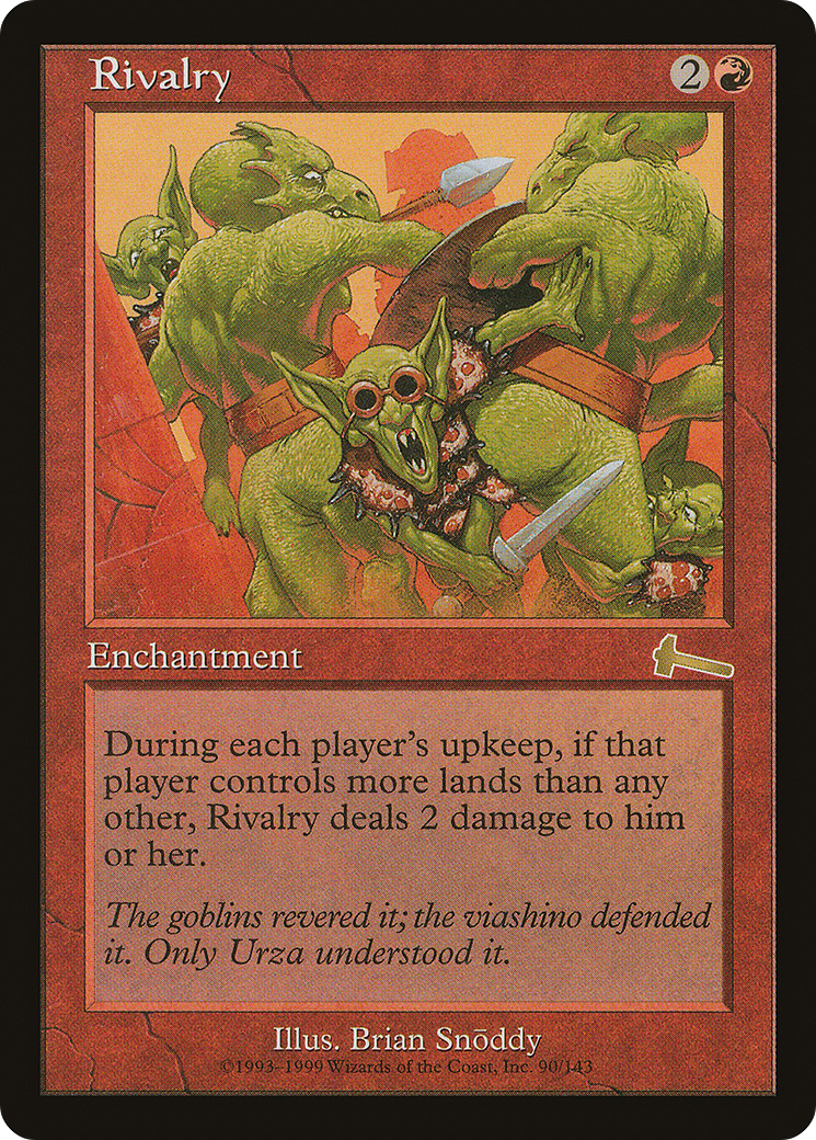 {R} Rivalry [Urza's Legacy][ULG 090] - Misty Mountain Games