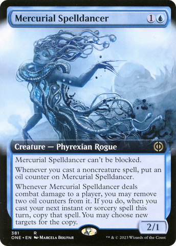 {R} Mercurial Spelldancer (Extended Art) [Phyrexia: All Will Be One][ONE 381]