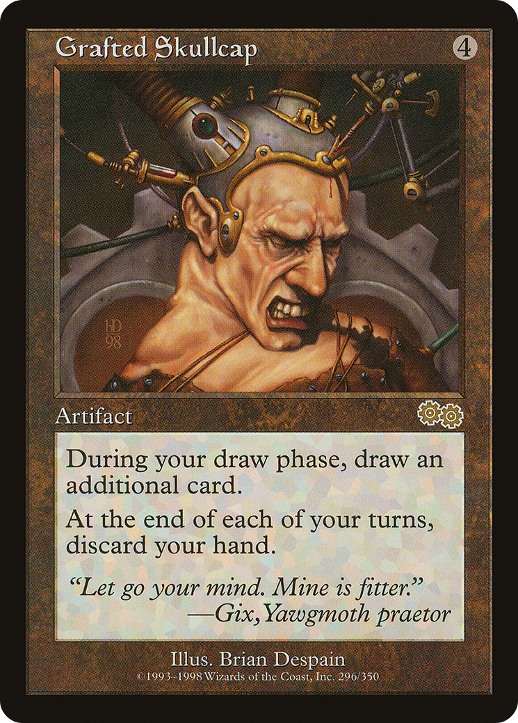 {R} Grafted Skullcap [Urza's Saga][USG 296] - Misty Mountain Games