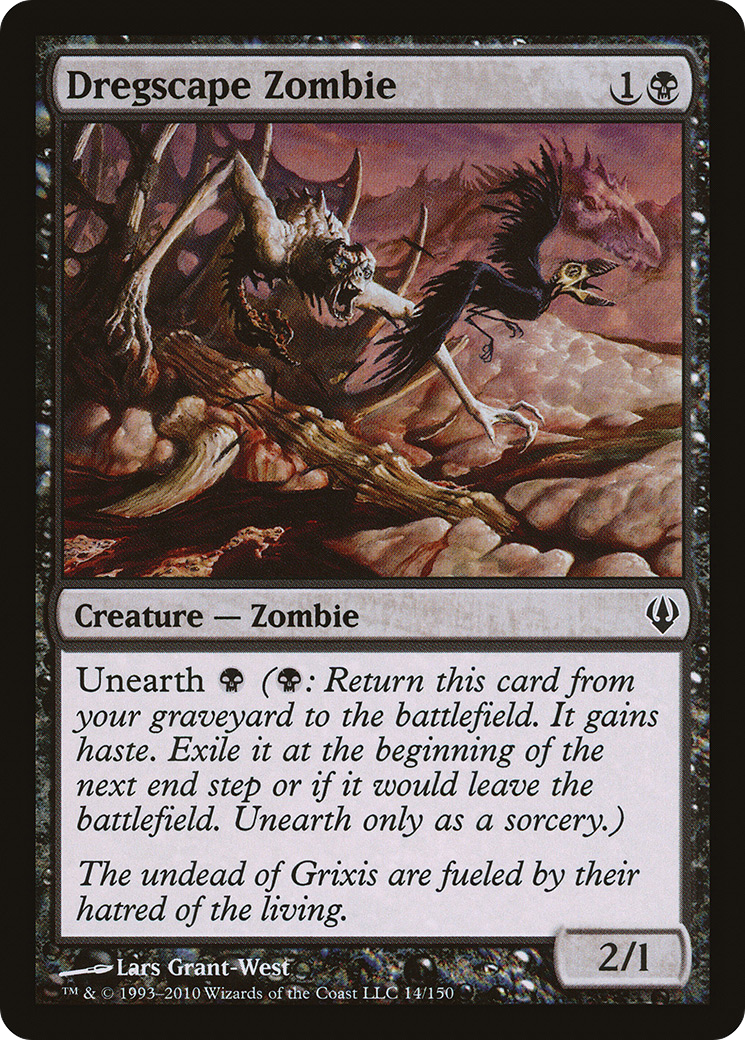 {C} Dregscape Zombie [Archenemy][ARC 014]