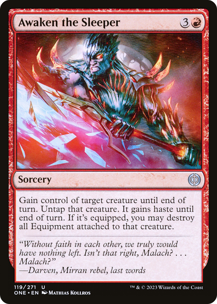 {C} Awaken the Sleeper [Phyrexia: All Will Be One][ONE 119]