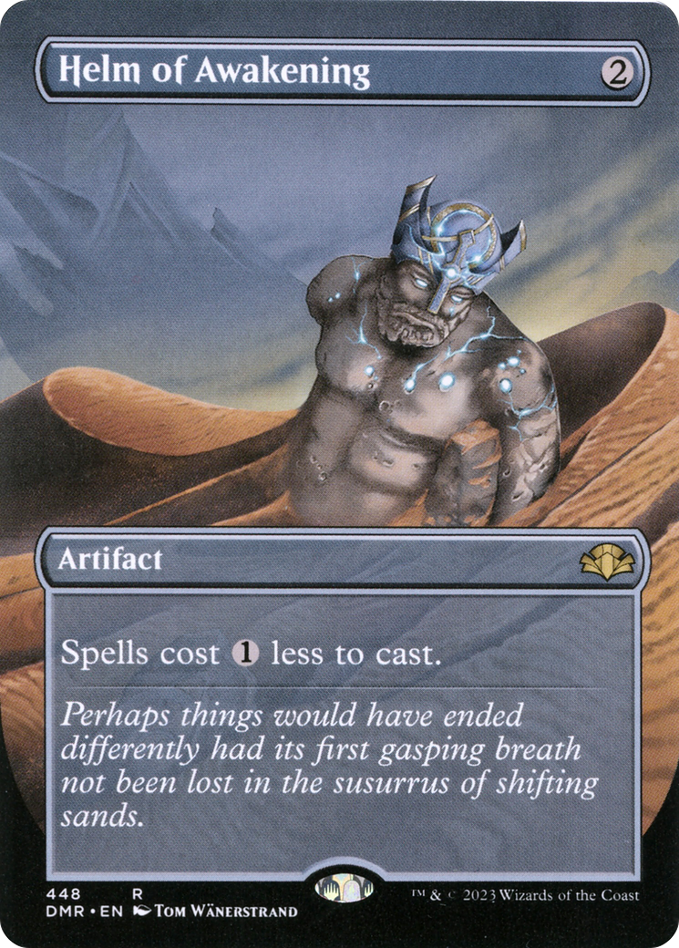 {R} Helm of Awakening (Borderless Alternate Art) [Dominaria Remastered][DMR 448]