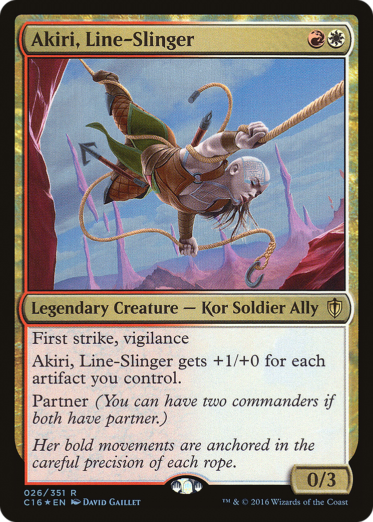 {R} Akiri, Line-Slinger [Commander 2016][C16 026] - Misty Mountain Games