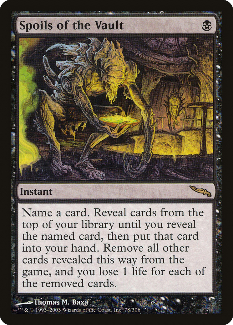 {R} Spoils of the Vault [Mirrodin][MRD 078] - Misty Mountain Games