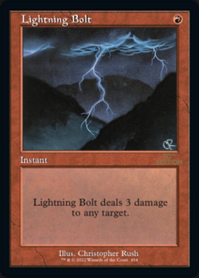 {C} Lightning Bolt (Retro) [30th Anniversary Edition][30A 454]