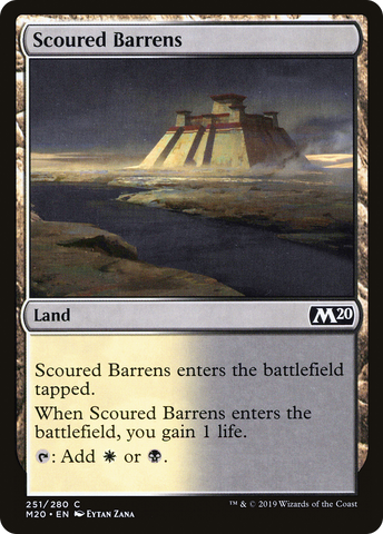 {C} Scoured Barrens [Core Set 2020][M20 251]