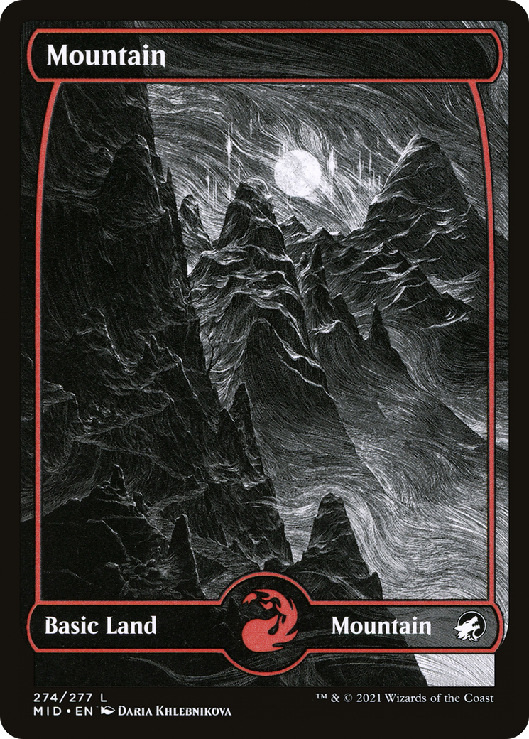 {B}[MID 274] Mountain (274) [Innistrad: Midnight Hunt]