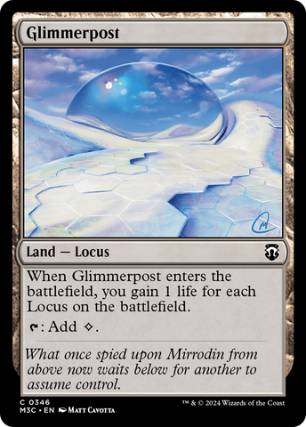 {C} Glimmerpost [Modern Horizons 3 Commander][M3C 346]