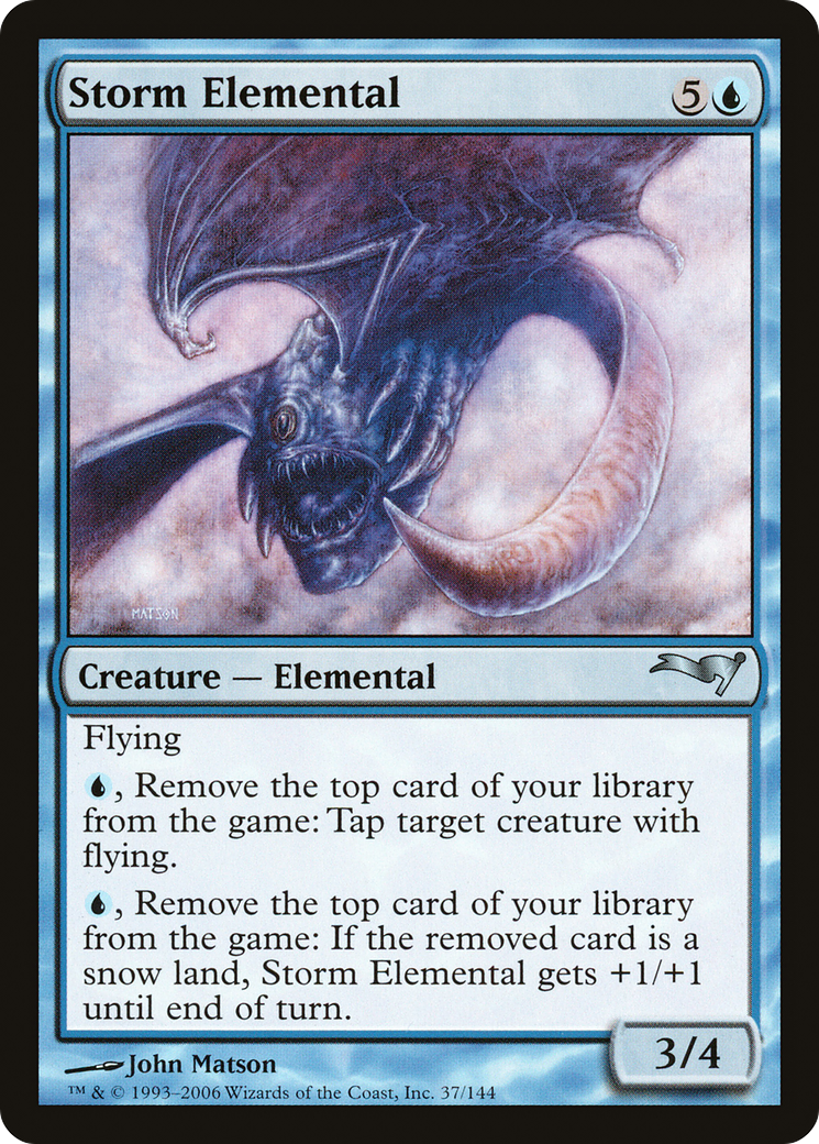 {C} Storm Elemental [Coldsnap Theme Decks][CST 037]
