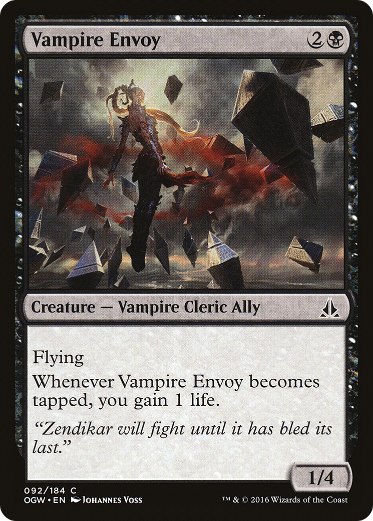 {C} Vampire Envoy [Oath of the Gatewatch][OGW 092] - Misty Mountain Games