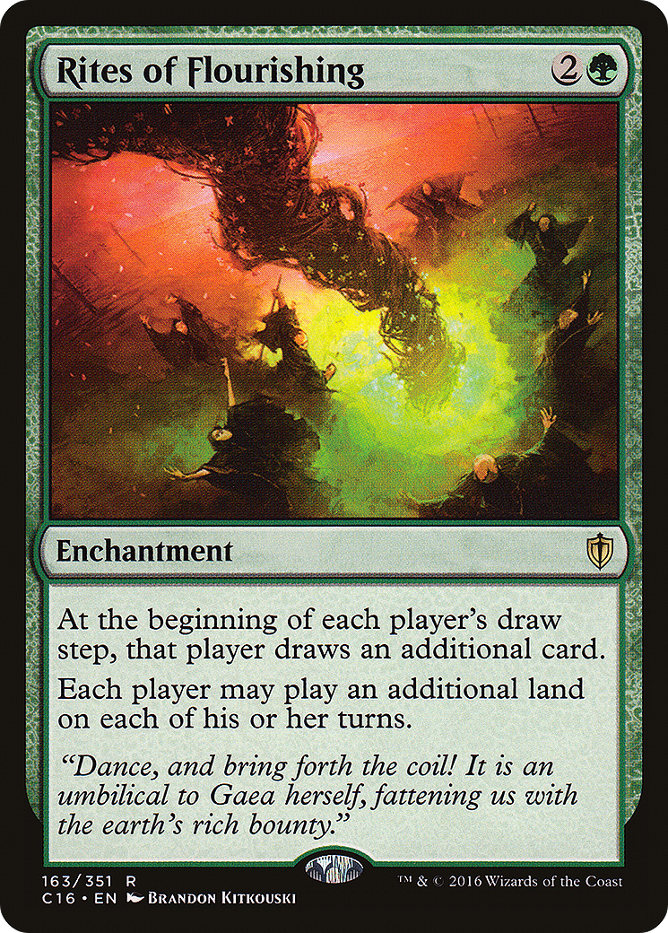 {R} Rites of Flourishing [Commander 2016][C16 163]