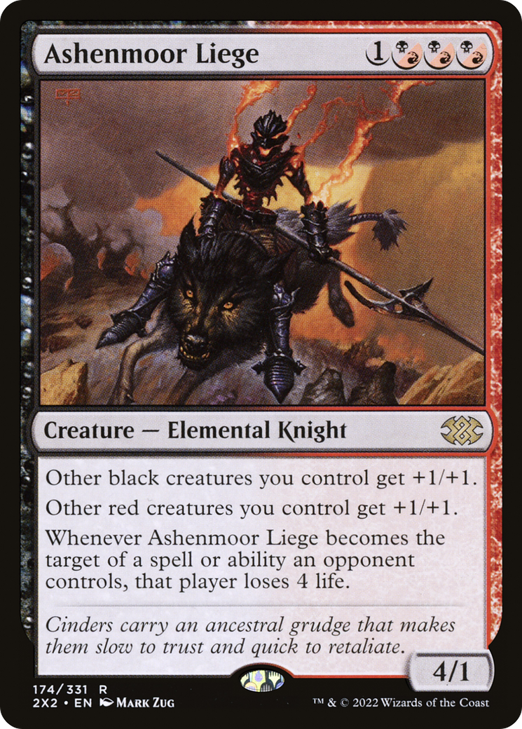 {R} Ashenmoor Liege [Double Masters 2022][2X2 174]