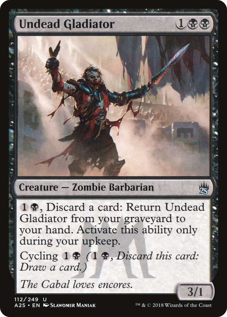 {C} Undead Gladiator [Masters 25][A25 112] - Misty Mountain Games