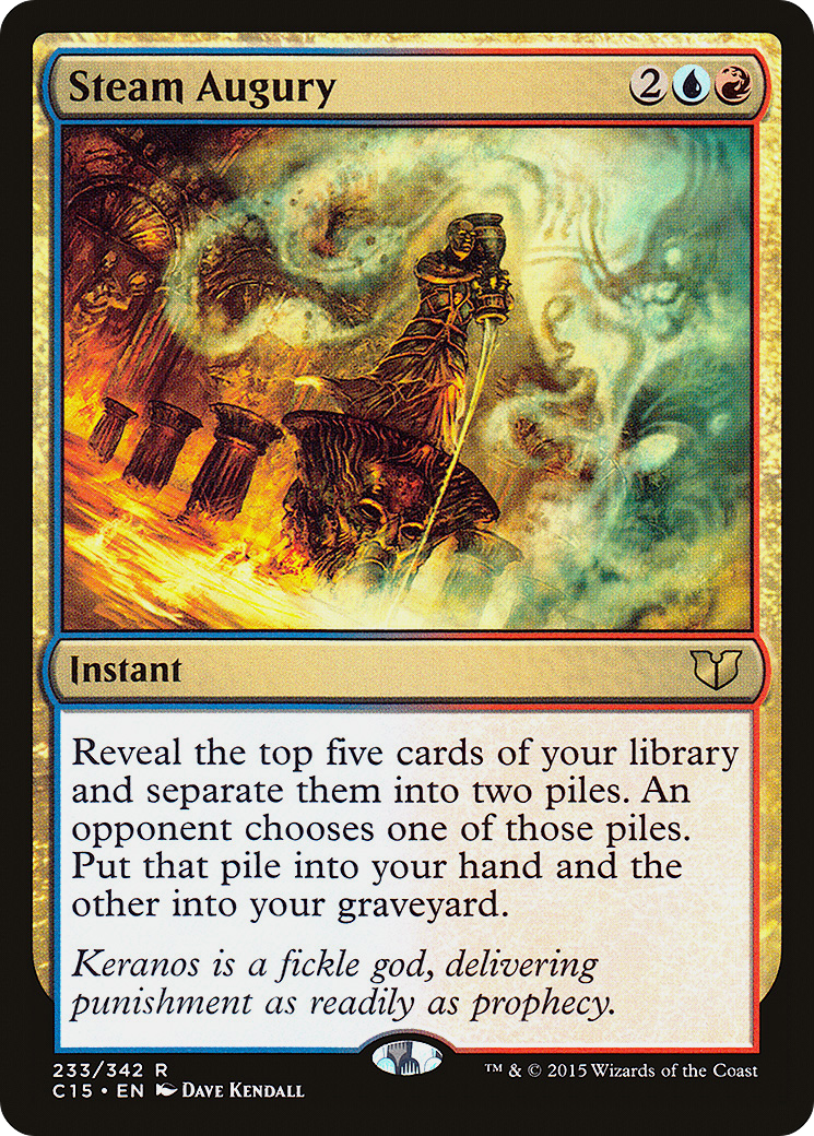 {R} Steam Augury [Commander 2015][C15 233] - Misty Mountain Games