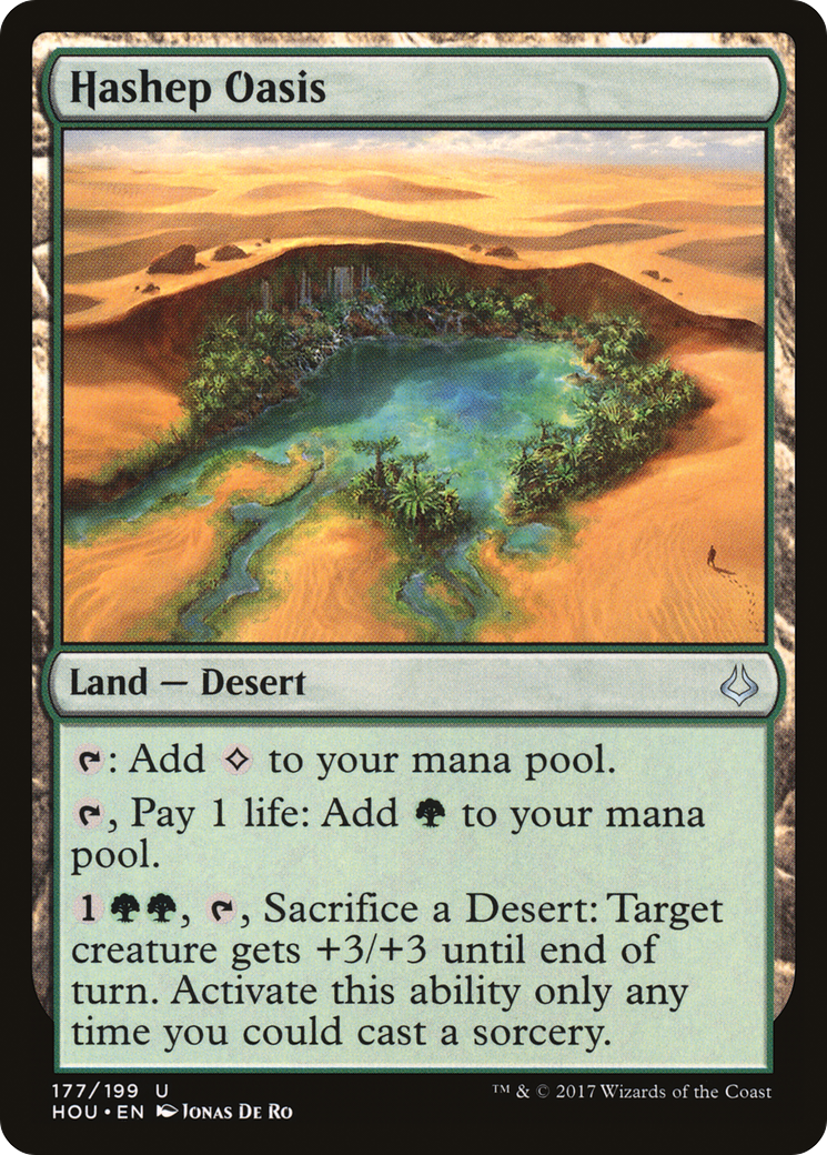 {C} Hashep Oasis [Hour of Devastation][HOU 177]