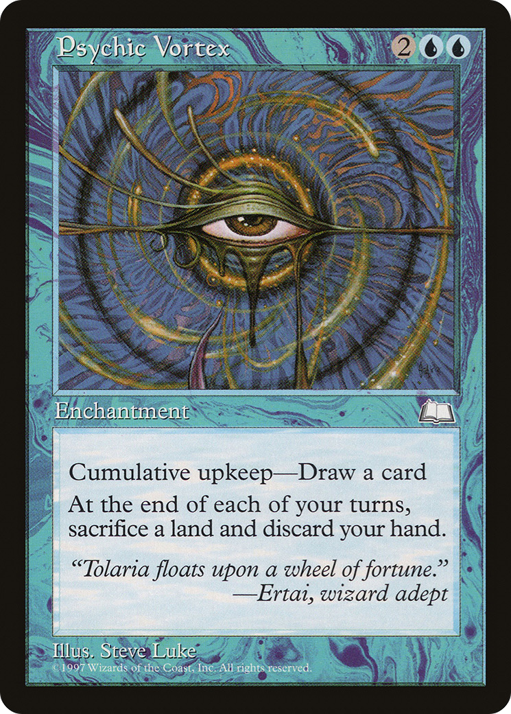 {R} Psychic Vortex [Weatherlight][WTH 050]