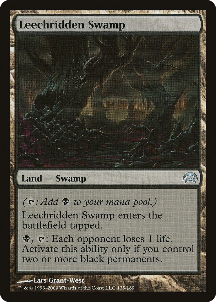 {C} Leechridden Swamp [Planechase][HOP 135]