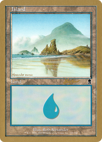 {B}[GB WC02 SHH338] Island (shh338) (Sim Han How) [World Championship Decks 2002]