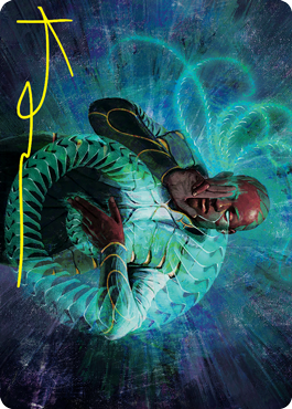 {A} Biomathematician Art Card (Gold-Stamped Signature) [Strixhaven: School of Mages Art Series][GS ASTX 021]