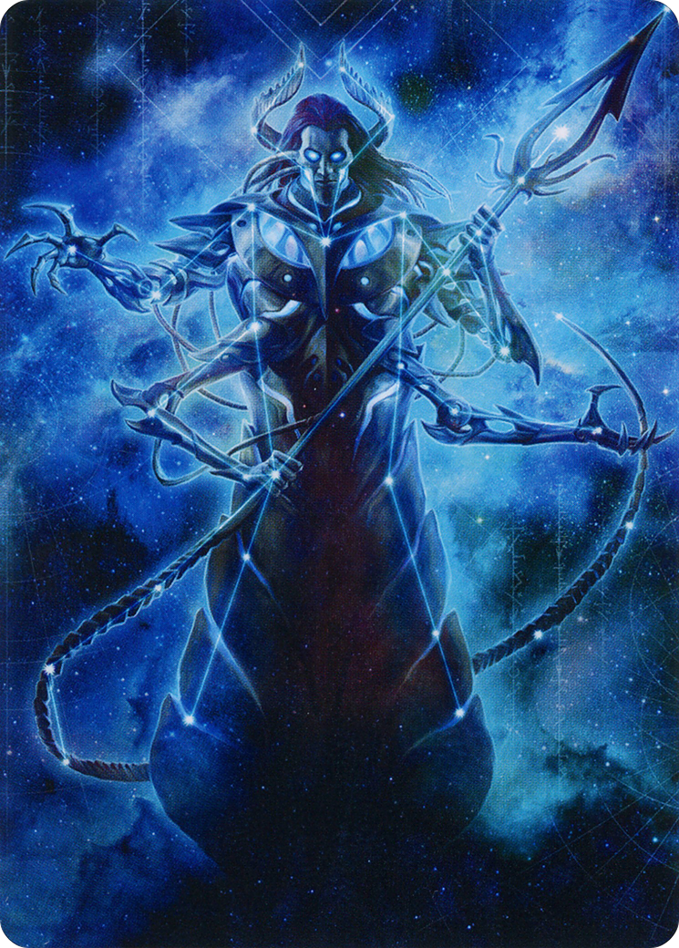 {A} Heliod, the Warped Eclipse Art Card [March of the Machine Art Series][AMOM 060]