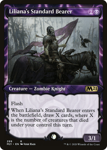 {R} Liliana's Standard Bearer (Showcase) [Core Set 2021][M21 299]