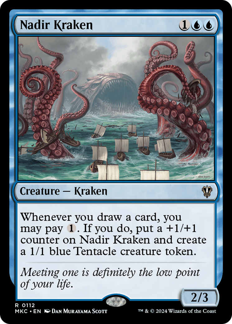 {R} Nadir Kraken [Murders at Karlov Manor Commander][MKC 112]