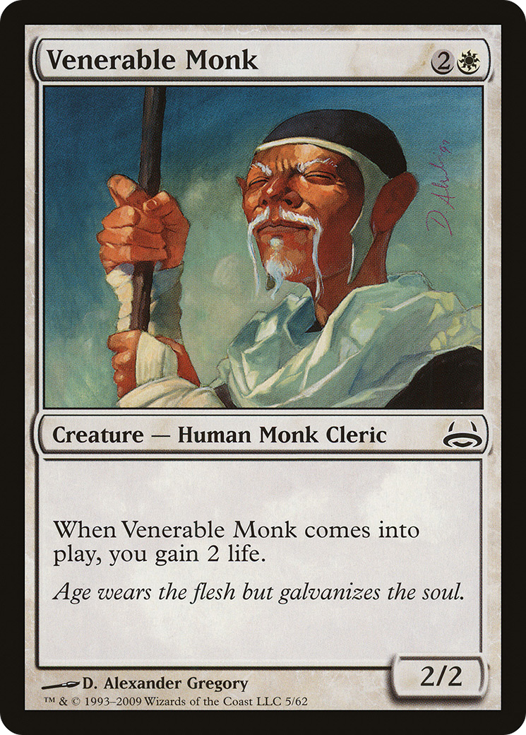 {C} Venerable Monk [Duel Decks: Divine vs. Demonic][DDC 005] - Misty Mountain Games
