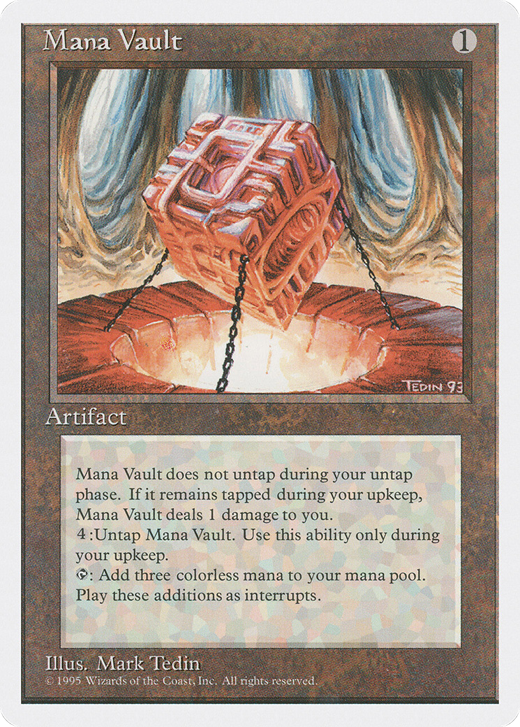 {R} Mana Vault [Fourth Edition][4ED 334]