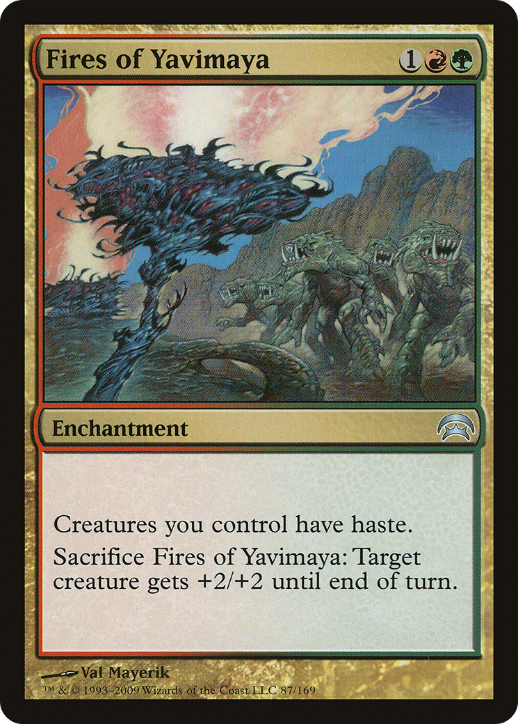 {C} Fires of Yavimaya [Planechase][HOP 087]