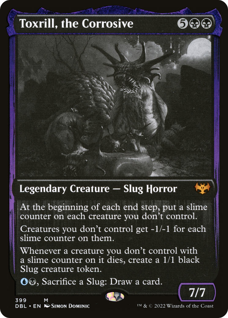 {R} Toxrill, the Corrosive [Innistrad: Double Feature][DBL 399]