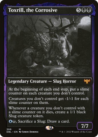 {R} Toxrill, the Corrosive [Innistrad: Double Feature][DBL 399]