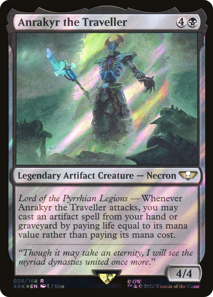 {R} Anrakyr the Traveller (Surge Foil) [Universes Beyond: Warhammer 40,000][SF 40K 028]