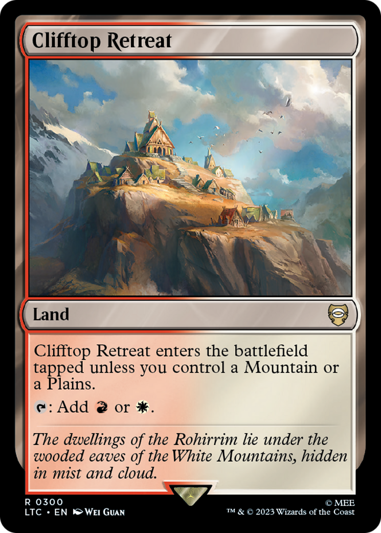 {R} Clifftop Retreat [The Lord of the Rings: Tales of Middle-Earth Commander][LTC 300]
