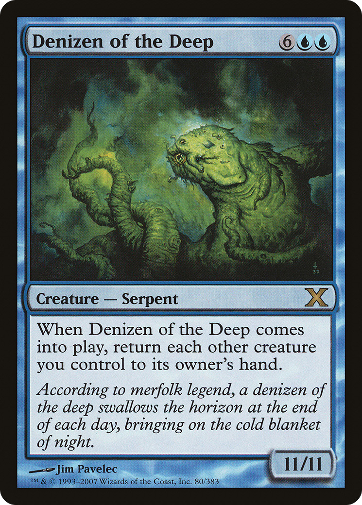 {R} Denizen of the Deep [Tenth Edition][10E 080]