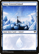 {B}[KHM 278] Snow-Covered Island (278) [Kaldheim]