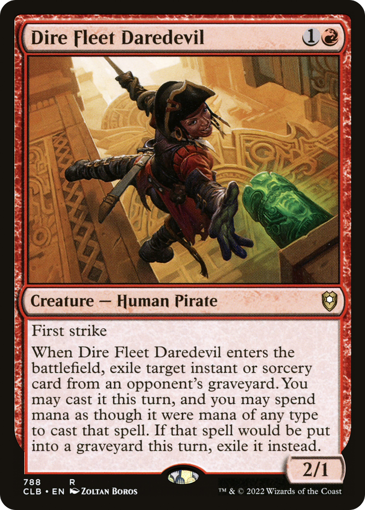 {R} Dire Fleet Daredevil [Commander Legends: Battle for Baldur's Gate][CLB 788]