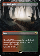 {R} Rockfall Vale (Borderless Alternate Art) [Innistrad: Midnight Hunt][MID 284]