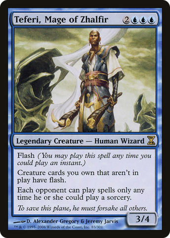 {R} Teferi, Mage of Zhalfir [Time Spiral][TSP 083]