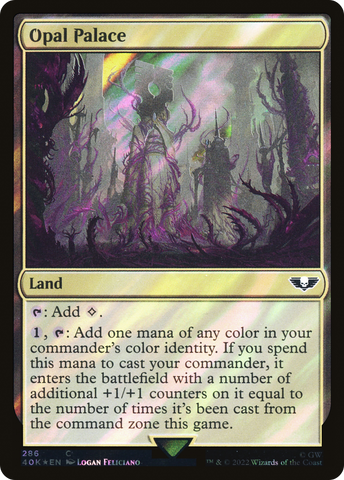{C} Opal Palace (Surge Foil) [Universes Beyond: Warhammer 40,000][SF 40K 286]