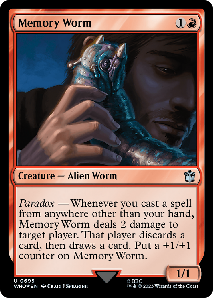 {C} Memory Worm (Surge Foil) [Doctor Who][WHO 695]