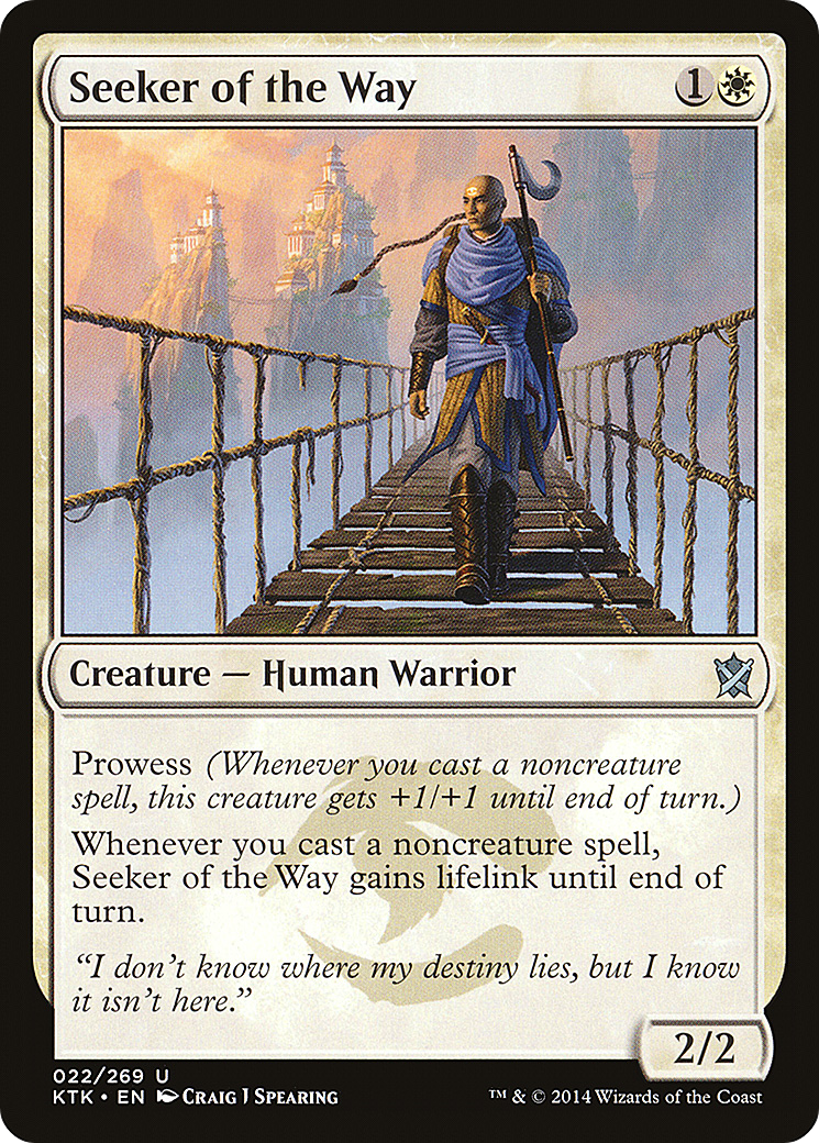 {C} Seeker of the Way [Khans of Tarkir][KTK 022] - Misty Mountain Games